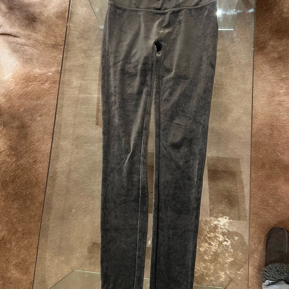 SPANX Black Velvet Leggings